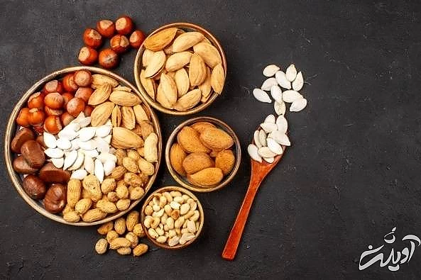 آجیل ها یکی از مواد غذایی سرشار از آهن مواد غذایی سرشار آهن